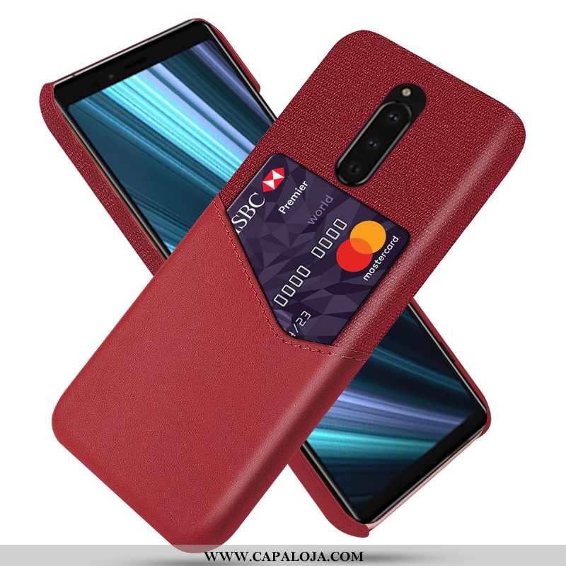 Capas Sony Xperia 1 Protetoras Telemóvel Cases Vermelho, Capa Sony Xperia 1 Vermelha Promoção