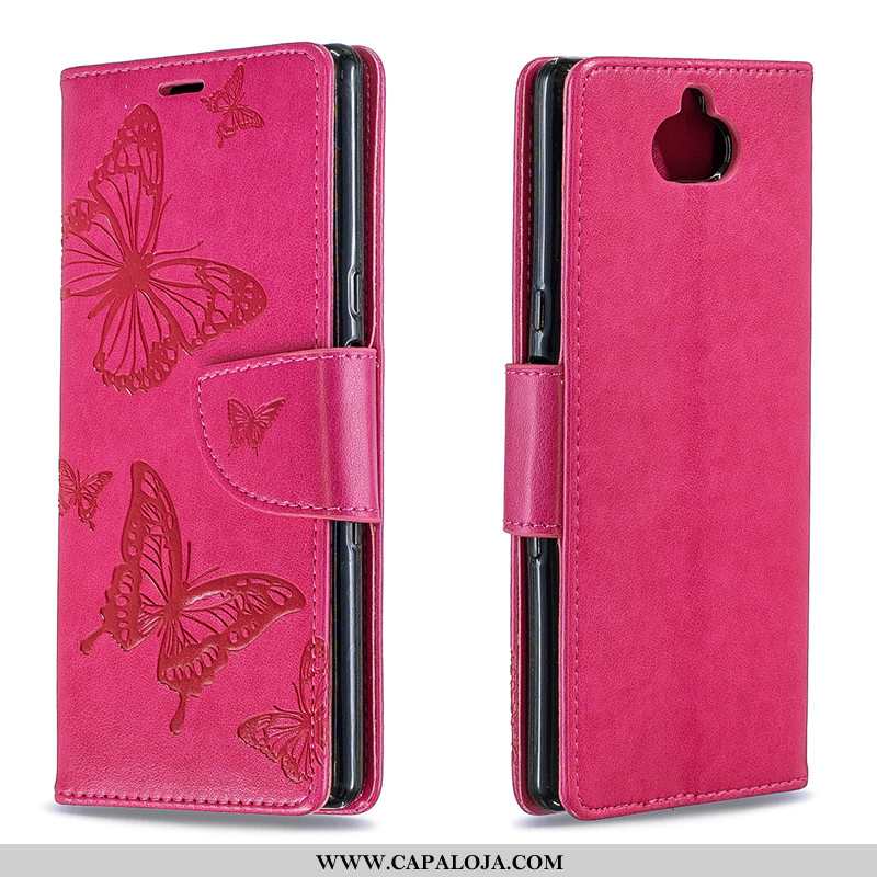 Capas Sony Xperia 10 Cordao Cover Feminino Roxo, Capa Sony Xperia 10 Couro Baratos