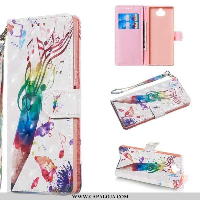 Capas Sony Xperia 10 Fofas Rosa Cases Protetoras, Capa Sony Xperia 10 Couro Barato