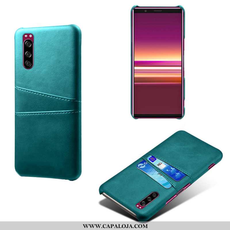 Capas Sony Xperia 10 Ii Protetoras Cases Azul Escuro, Capa Sony Xperia 10 Ii Couro Promoção