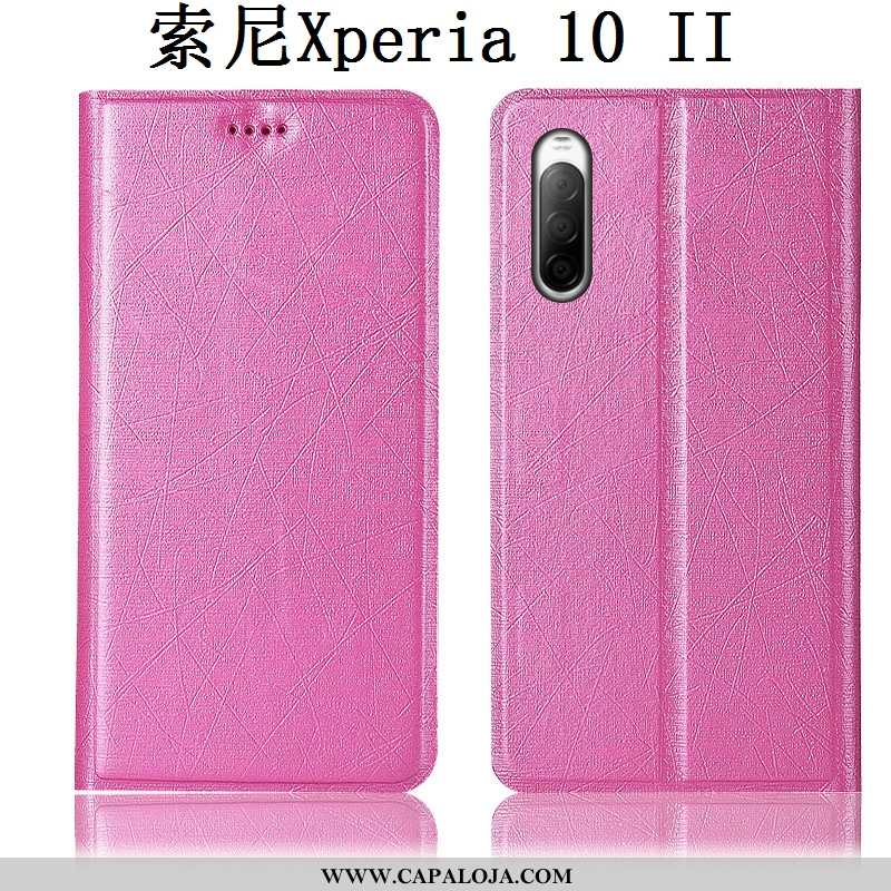 Capas Sony Xperia 10 Ii Protetoras Cover Cases Completa Preto, Capa Sony Xperia 10 Ii Couro Promoção