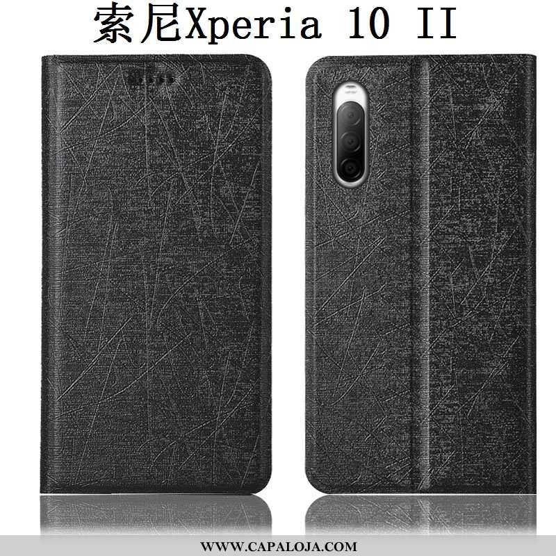 Capas Sony Xperia 10 Ii Protetoras Cover Cases Completa Preto, Capa Sony Xperia 10 Ii Couro Promoção