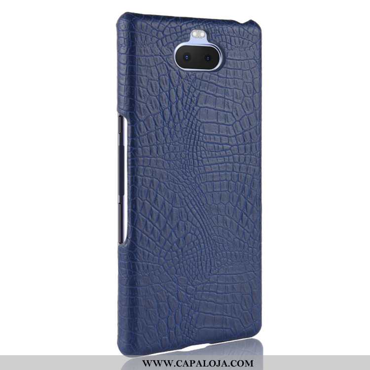 Capas Sony Xperia 10 Plus Protetoras Cases Azul Escuro Resistente, Capa Sony Xperia 10 Plus Couro Co