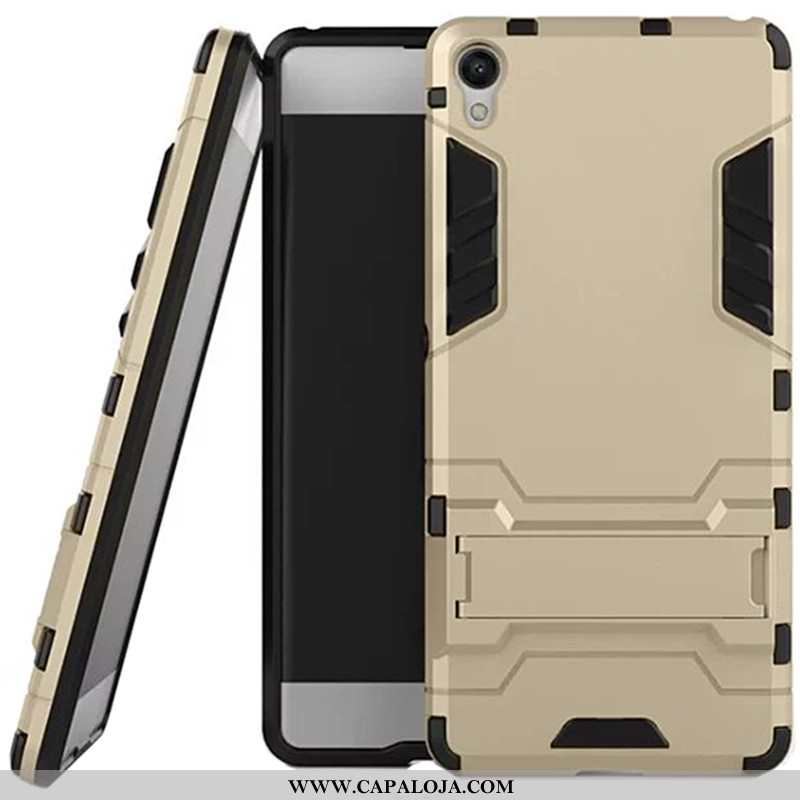 Capas Sony Xperia Xa Protetoras Suporte Antiqueda Cinza, Capa Sony Xperia Xa Telemóvel Baratas