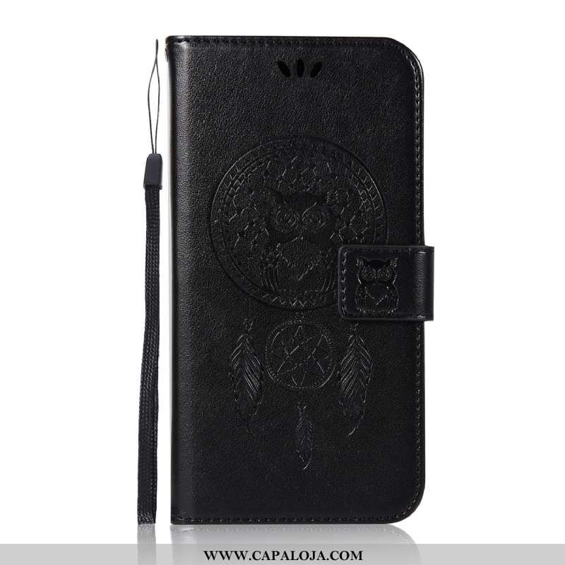 Capas Sony Xperia Xa Ultra Couro Coruja Telemóvel Cinza, Capa Sony Xperia Xa Ultra Estampado Barato