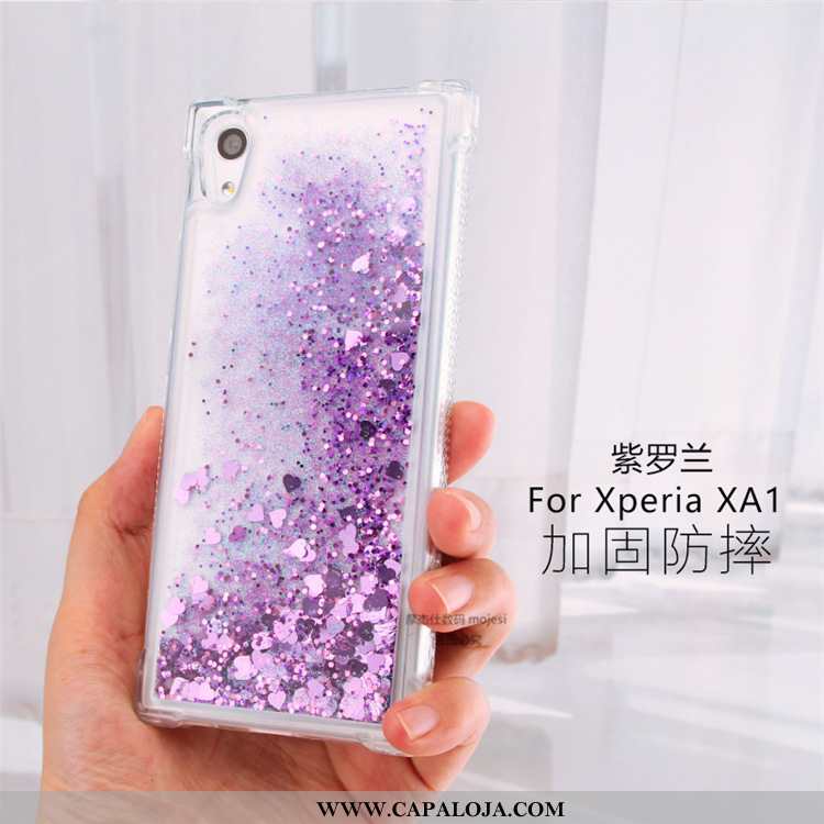 Capas Sony Xperia Xa1 Criativas Cordao Cases Rosa, Capa Sony Xperia Xa1 Clara Promoção