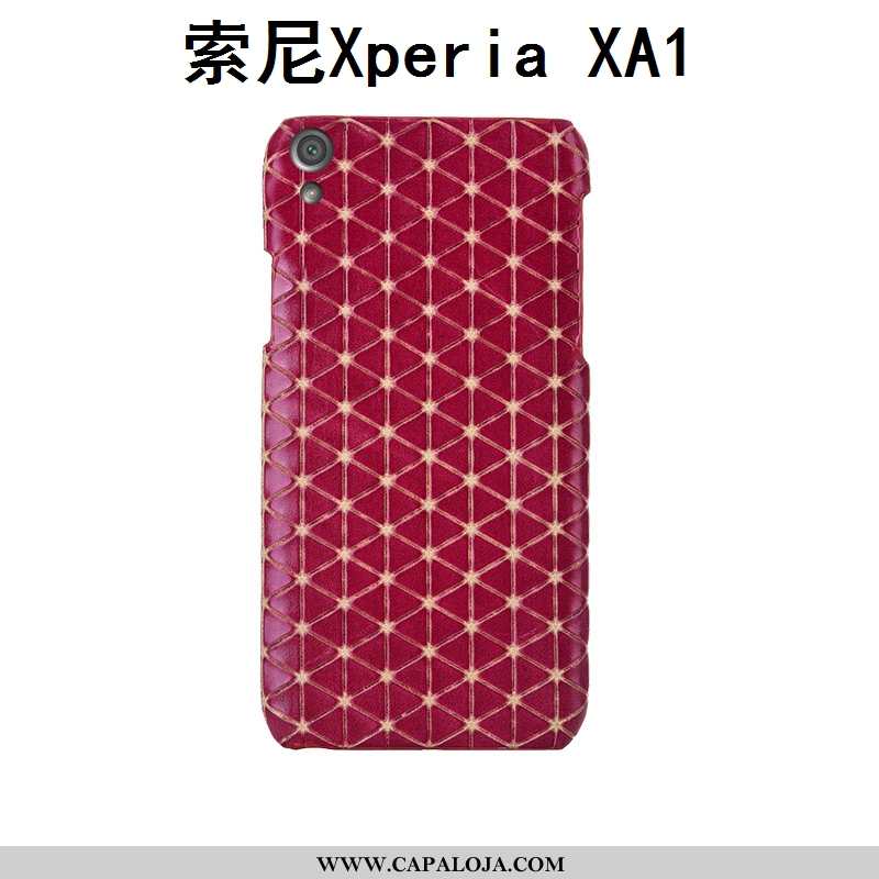 Capas Sony Xperia Xa1 Personalizado Cases Antiqueda Couro Genuíno Rosa, Capa Sony Xperia Xa1 Criativ