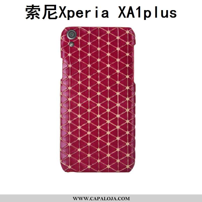 Capas Sony Xperia Xa1 Plus Couro Legitimo Criativas Personalizadas Preto, Capa Sony Xperia Xa1 Plus 