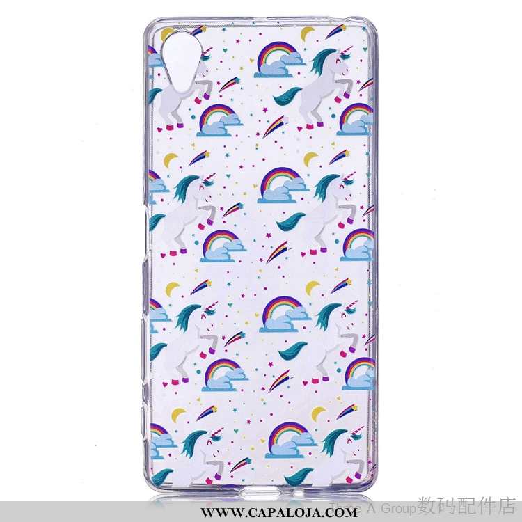 Capas Sony Xperia Xa1 Transparente Telemóvel Cases Roxo, Capa Sony Xperia Xa1 Soft Baratas