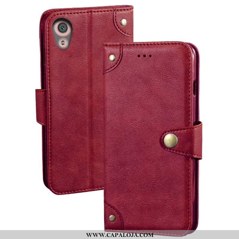 Capas Sony Xperia Xa1 Ultra Protetoras Telemóvel Cases Vermelha Vermelho, Capa Sony Xperia Xa1 Ultra