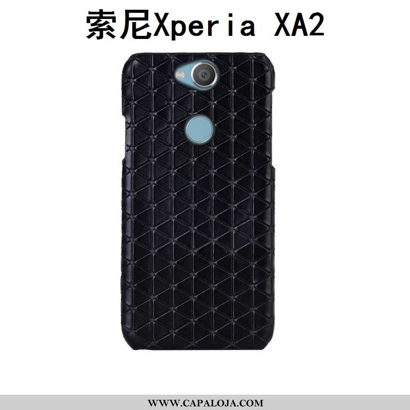 Capas Sony Xperia Xa2 Criativas Customizadas Estilosas Xadrez Castanho, Capa Sony Xperia Xa2 Couro L