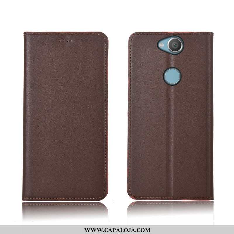 Capas Sony Xperia Xa2 Plus Soft Couro Legitimo Amarela Couro Amarelo, Capa Sony Xperia Xa2 Plus Prot