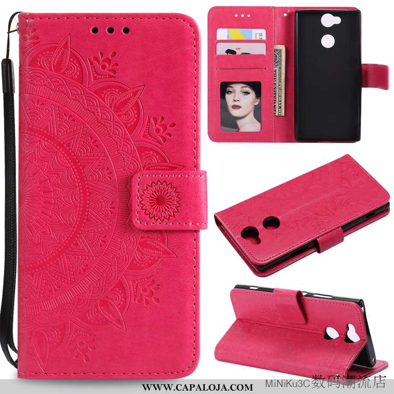 Capas Sony Xperia Xa2 Protetoras Antiqueda Roxa Roxo, Capa Sony Xperia Xa2 Couro Barato