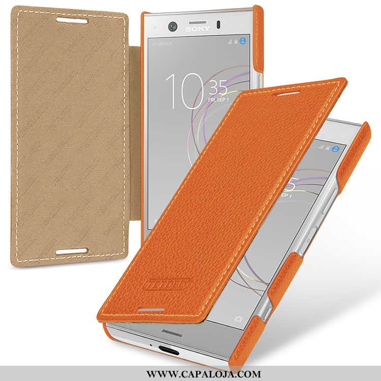 Capas Sony Xperia Xz1 Compact Couro Legitimo Vermelha Cases Vermelho, Capa Sony Xperia Xz1 Compact P