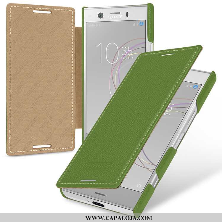 Capas Sony Xperia Xz1 Compact Couro Legitimo Vermelha Cases Vermelho, Capa Sony Xperia Xz1 Compact P