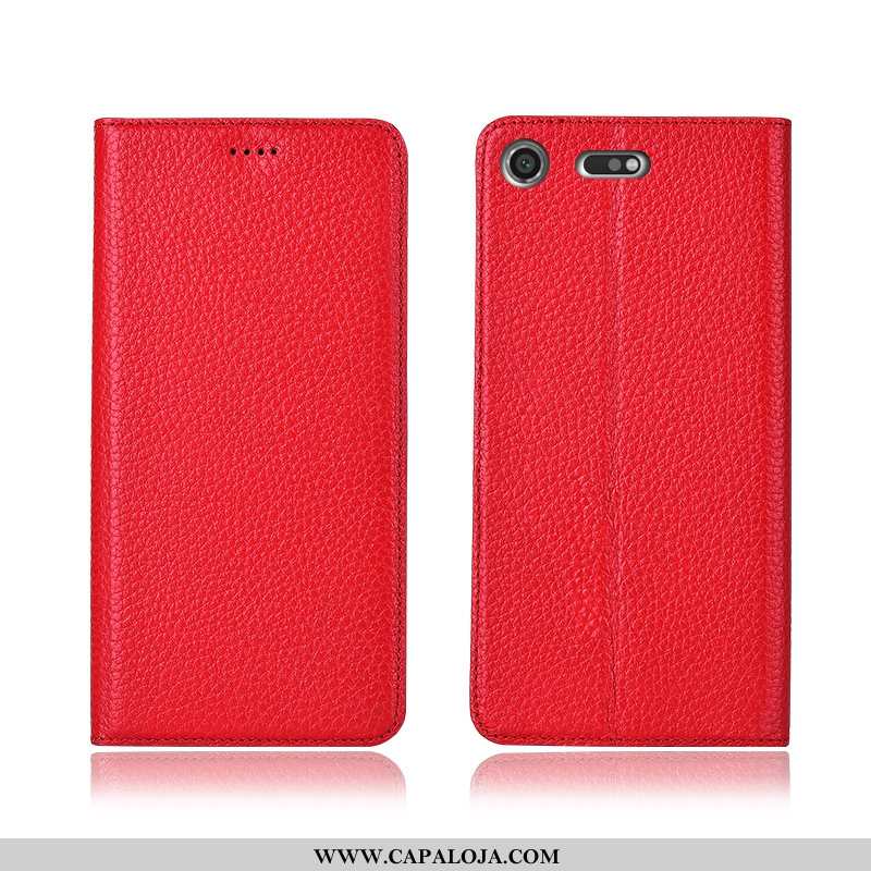 Capas Sony Xperia Xz1 Compact Couro Nova Telemóvel Cover Preto, Capa Sony Xperia Xz1 Compact Soft Ve