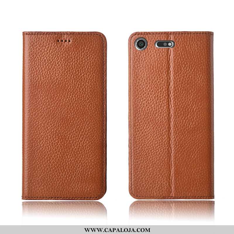 Capas Sony Xperia Xz1 Compact Couro Nova Telemóvel Cover Preto, Capa Sony Xperia Xz1 Compact Soft Ve