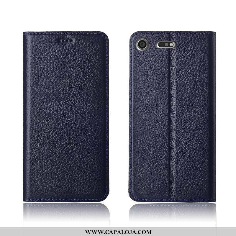 Capas Sony Xperia Xz1 Compact Couro Nova Telemóvel Cover Preto, Capa Sony Xperia Xz1 Compact Soft Ve