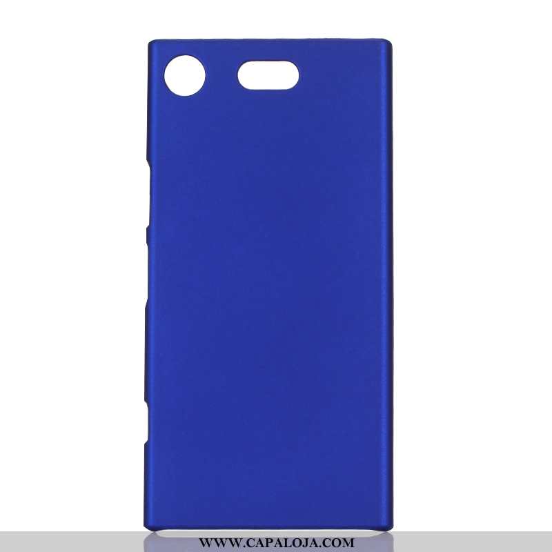 Capas Sony Xperia Xz1 Compact Fosco Azul Cases Telemóvel, Capa Sony Xperia Xz1 Compact Protetoras Ba