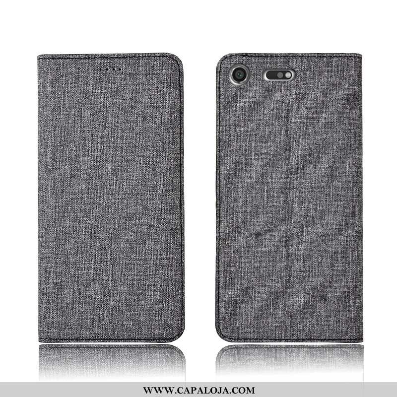 Capas Sony Xperia Xz1 Compact Soft Feminino Telemóvel Cases Cinza, Capa Sony Xperia Xz1 Compact Prot