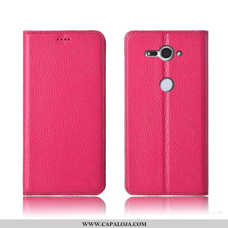 Capas Sony Xperia Xz2 Compact Couro Cases Masculino Silicone Genuíno Castanho, Capa Sony Xperia Xz2 