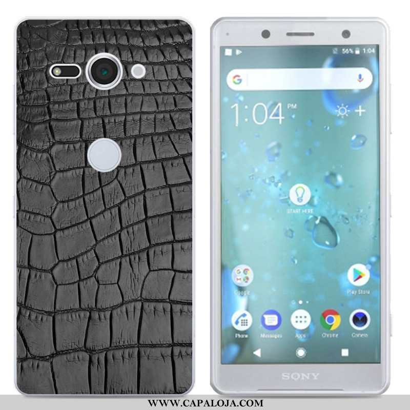 Capas Sony Xperia Xz2 Compact Criativas Preto Cases, Capa Sony Xperia Xz2 Compact Silicone Venda