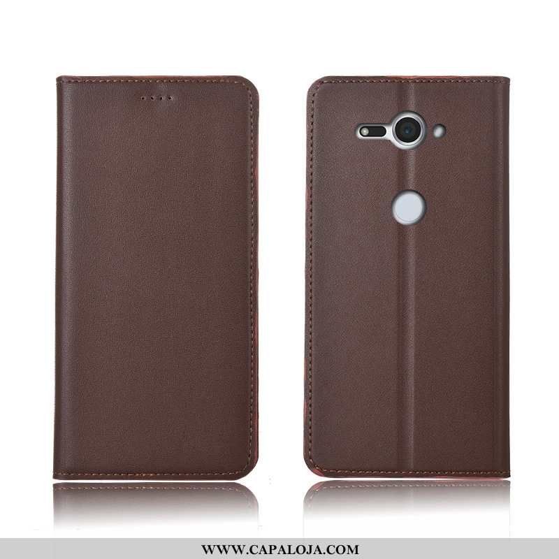 Capas Sony Xperia Xz2 Compact Protetoras Telemóvel Antiqueda Completa Castanho, Capa Sony Xperia Xz2