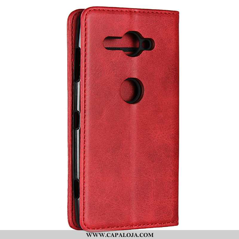 Capas Sony Xperia Xz2 Compact Protetoras Telemóvel Cases Preto, Capa Sony Xperia Xz2 Compact Couro C