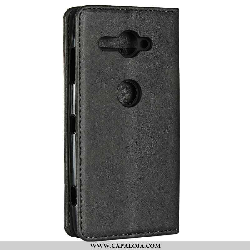 Capas Sony Xperia Xz2 Compact Protetoras Telemóvel Cases Preto, Capa Sony Xperia Xz2 Compact Couro C