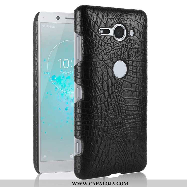 Capas Sony Xperia Xz2 Compact Retro Resistente Telemóvel Preto, Capa Sony Xperia Xz2 Compact Barato