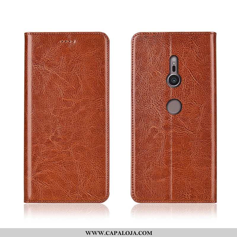 Capas Sony Xperia Xz2 Couro Tigrada Caqui Masculino, Capa Sony Xperia Xz2 Soft Baratos