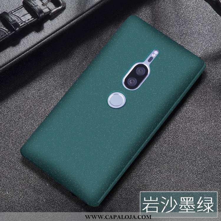 Capas Sony Xperia Xz2 Premium Fosco Telemóvel Verde, Capa Sony Xperia Xz2 Premium Antiqueda Comprar