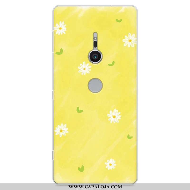 Capas Sony Xperia Xz2 Soft Antiqueda Cases Amarelo, Capa Sony Xperia Xz2 Protetoras Promoção