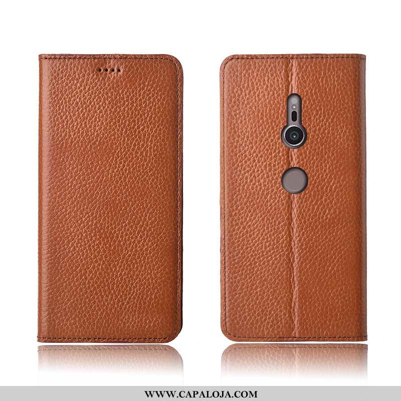 Capas Sony Xperia Xz3 Couro Genuíno Nova Preto Antiqueda, Capa Sony Xperia Xz3 Couro Baratas