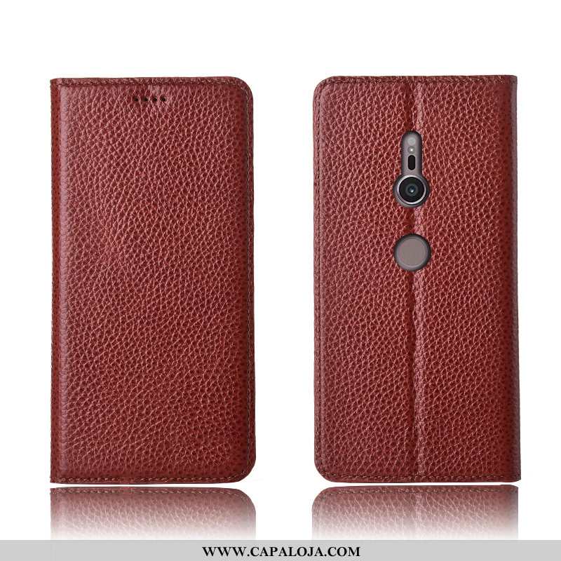 Capas Sony Xperia Xz3 Couro Genuíno Nova Preto Antiqueda, Capa Sony Xperia Xz3 Couro Baratas