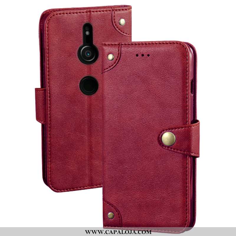 Capas Sony Xperia Xz3 Soft Carteira Telemóvel Vintage Preto, Capa Sony Xperia Xz3 Protetoras Comprar