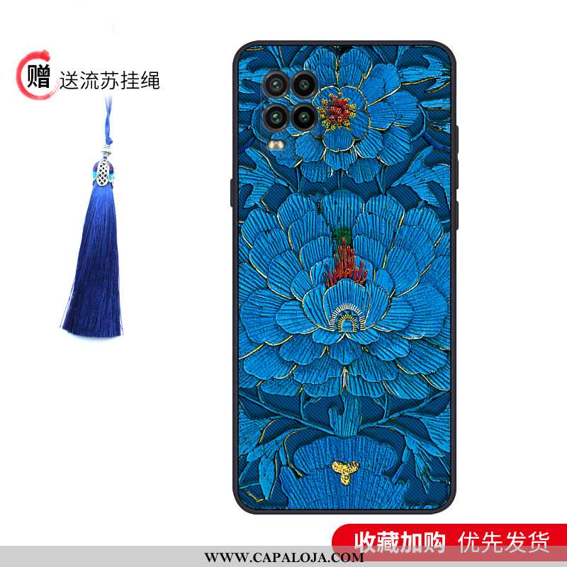 Capas Xiaomi Mi 10 Lite Protetoras Palace Tendencia Soft Azul, Capa Xiaomi Mi 10 Lite Silicone Compr