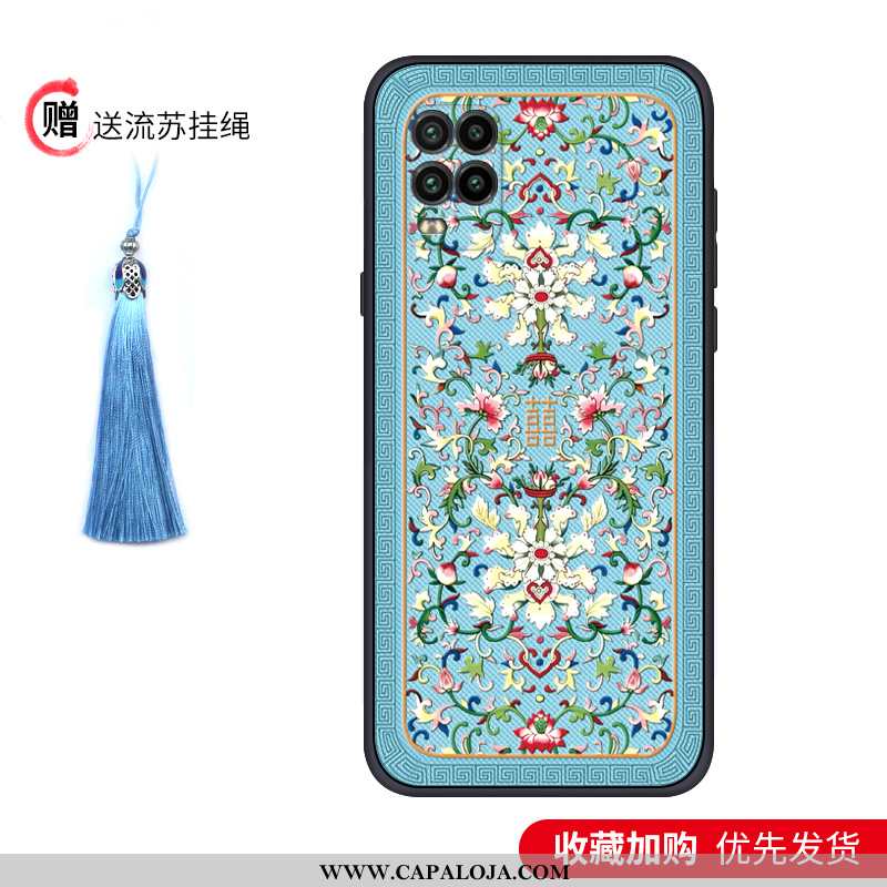 Capas Xiaomi Mi 10 Lite Protetoras Palace Tendencia Soft Azul, Capa Xiaomi Mi 10 Lite Silicone Compr