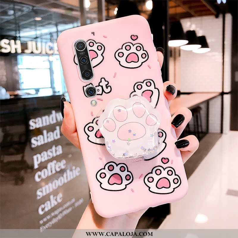 Capas Xiaomi Mi 10 Personalizada Pequena Nova Antiqueda Rosa, Capa Xiaomi Mi 10 Criativas Barato