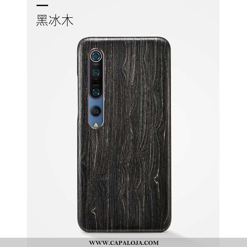 Capas Xiaomi Mi 10 Pro Cordao Primavera Pequena Antiqueda Castanho, Capa Xiaomi Mi 10 Pro Madeira Ba