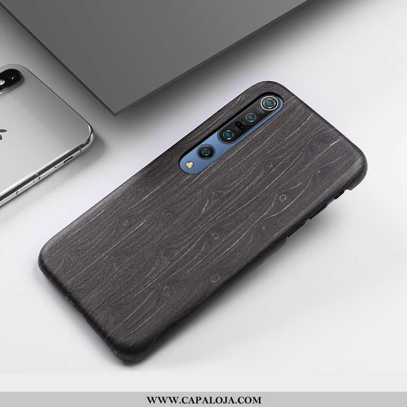 Capas Xiaomi Mi 10 Pro Criativas Marrom Cases Castanho, Capa Xiaomi Mi 10 Pro Madeira Promoção