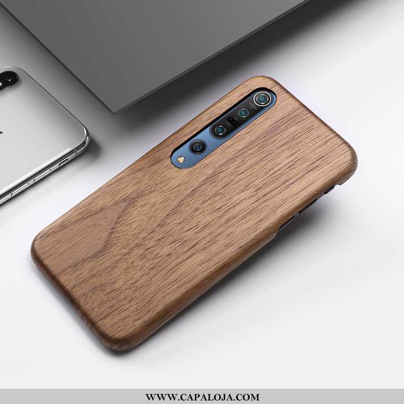 Capas Xiaomi Mi 10 Pro Criativas Marrom Cases Castanho, Capa Xiaomi Mi 10 Pro Madeira Promoção