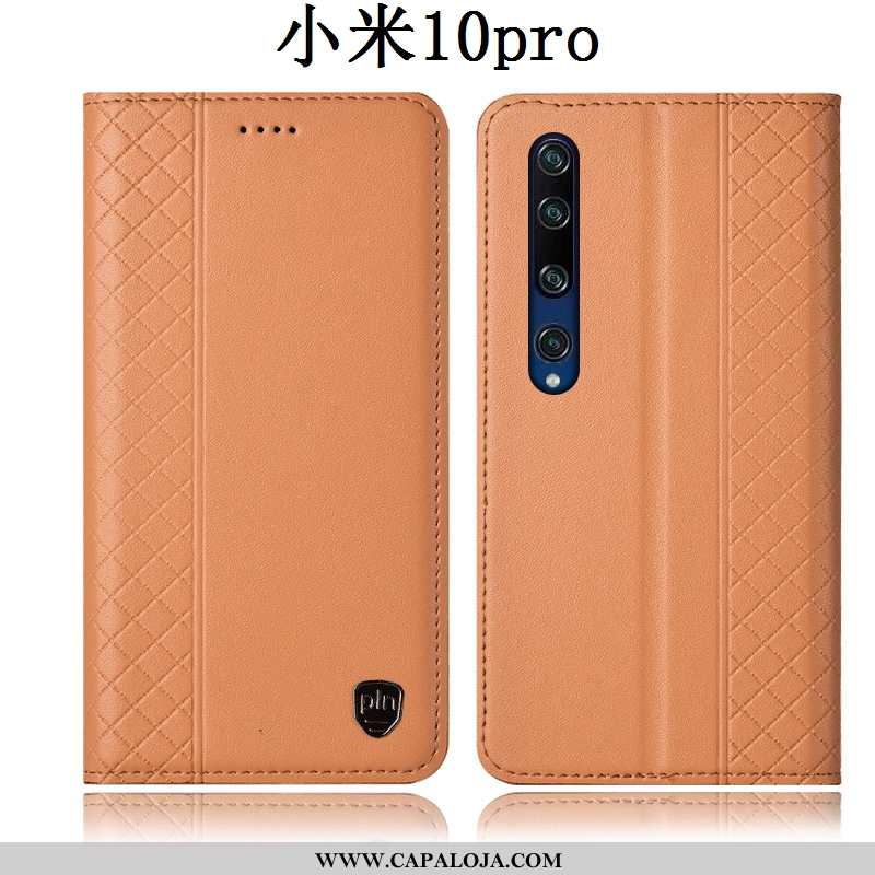 Capas Xiaomi Mi 10 Pro Protetoras Cases Antiqueda Telemóvel Amarelo, Capa Xiaomi Mi 10 Pro Couro Gen