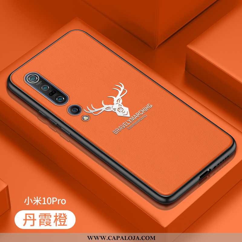 Capas Xiaomi Mi 10 Pro Soft Vermelha Couro Personalizada Vermelho, Capa Xiaomi Mi 10 Pro Super Compr