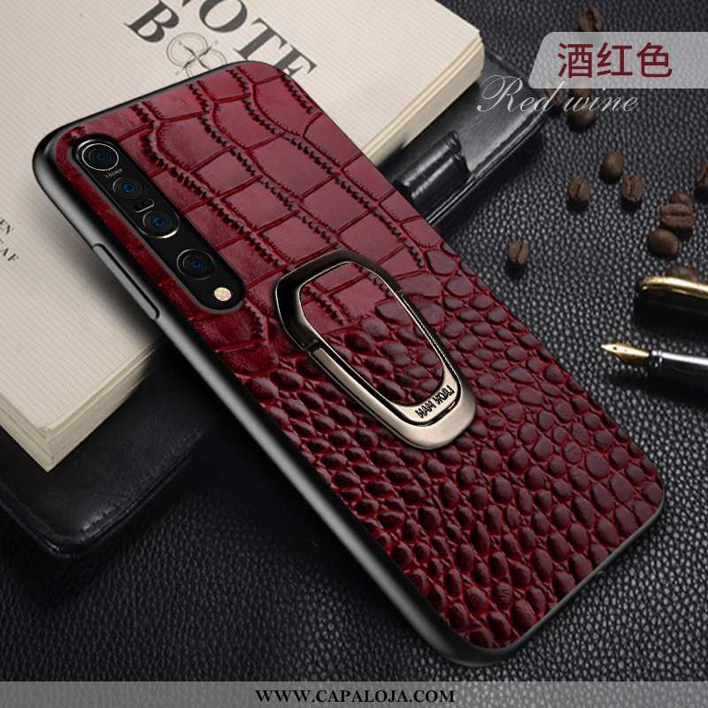 Capas Xiaomi Mi 10 Pro Super Completa Suporte Couro Genuíno Preto, Capa Xiaomi Mi 10 Pro Protetoras 