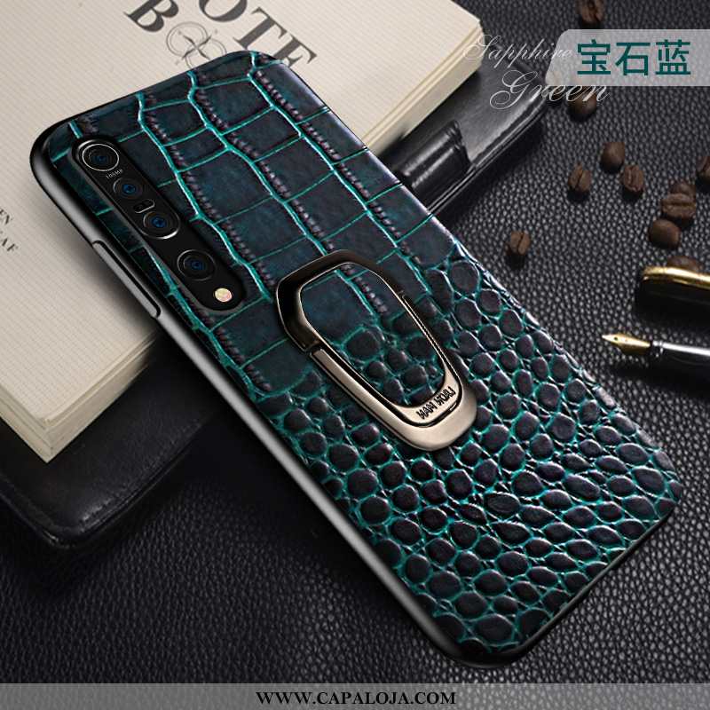 Capas Xiaomi Mi 10 Pro Super Completa Suporte Couro Genuíno Preto, Capa Xiaomi Mi 10 Pro Protetoras 