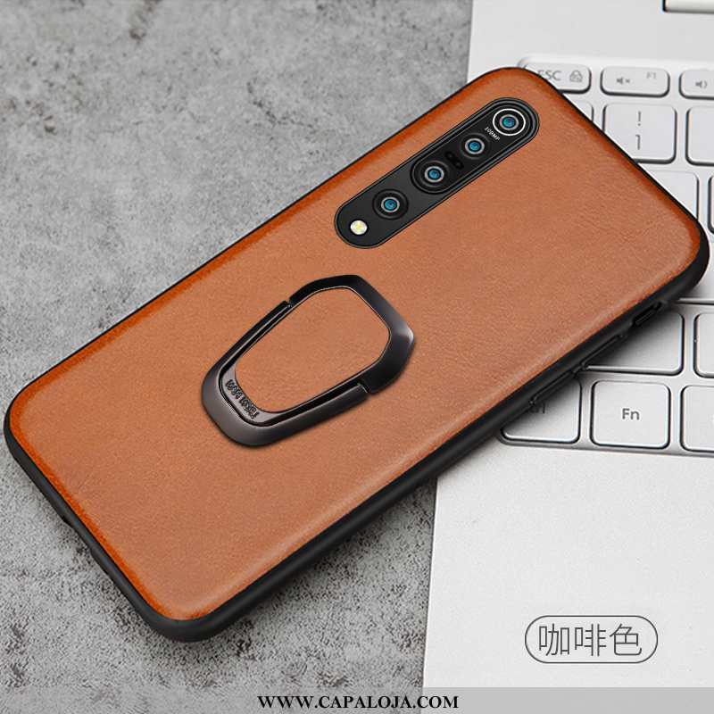 Capas Xiaomi Mi 10 Pro Super Couro Cases Suporte Preto, Capa Xiaomi Mi 10 Pro Protetoras Online