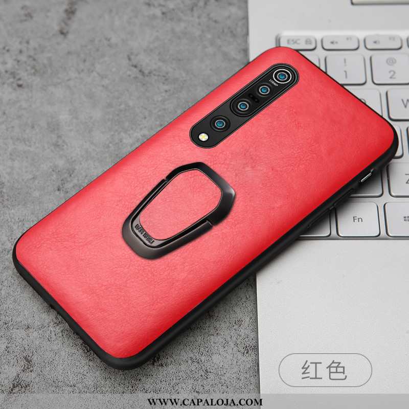 Capas Xiaomi Mi 10 Pro Super Couro Cases Suporte Preto, Capa Xiaomi Mi 10 Pro Protetoras Online