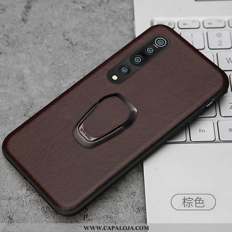 Capas Xiaomi Mi 10 Pro Super Couro Cases Suporte Preto, Capa Xiaomi Mi 10 Pro Protetoras Online