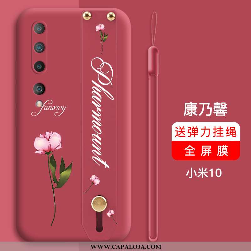 Capas Xiaomi Mi 10 Super Antiqueda Personalizado Silicone Vermelho, Capa Xiaomi Mi 10 Protetoras Ven